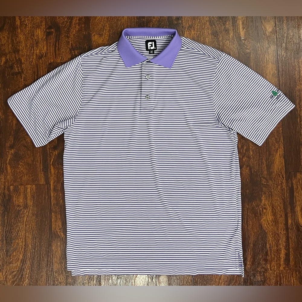 Footjoy Men’s  Polo Striped Size L Preowned